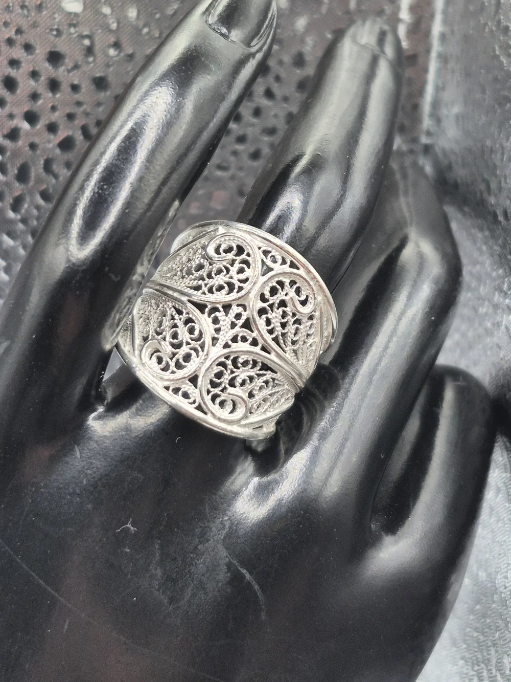 Artistry Tarakashi Collection Sterling Silver Filigree Ring